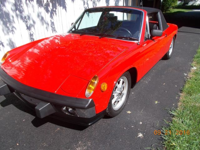 1974 Porsche 914 2.0 with FI, Color is Guards Red, Restored, No Reserve 1974 Porsche 914 Appearance Group Convertible