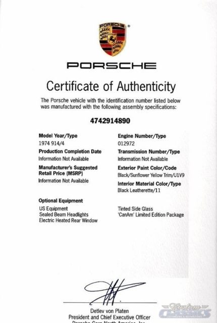 1974 Porsche 914 - photo 12