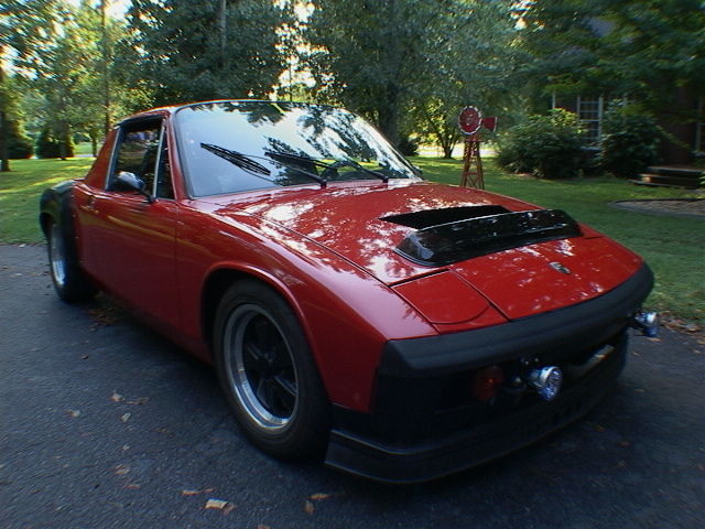 1974 Porsche 914 slope nose with chevy 350 v8 track car set up for HPDE 1974 Porsche 914