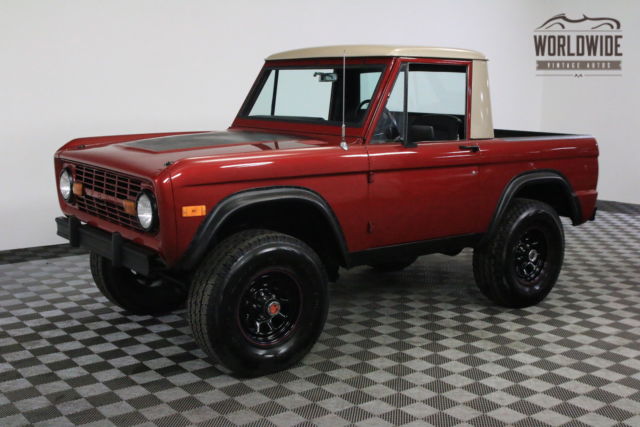 1974 Red RESTORED V8 MANUAL PS! 1974 Ford Bronco RESTORED V8 MANUAL PS