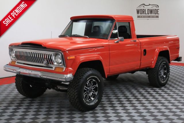 1974 Red SHORTBOX1/2 TON LIFTED 4X4 EXTREMELY CLEAN! 1974 AMC J100 SHORTBOX1/2 TON LIFTED 4X4 EXTREMELY CLEAN