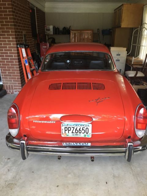 1974 Volkswagen Karmann Ghia Red and Black with gray carpeting - photo 4