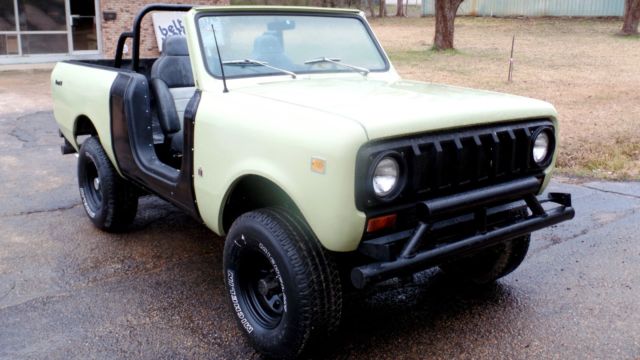1974 SCOUT II 345 V8 AUTO TRANS CORBUEA SEATS ROLL BAR CAGE TUBE BUMPERS 1974 International Harvester Scout