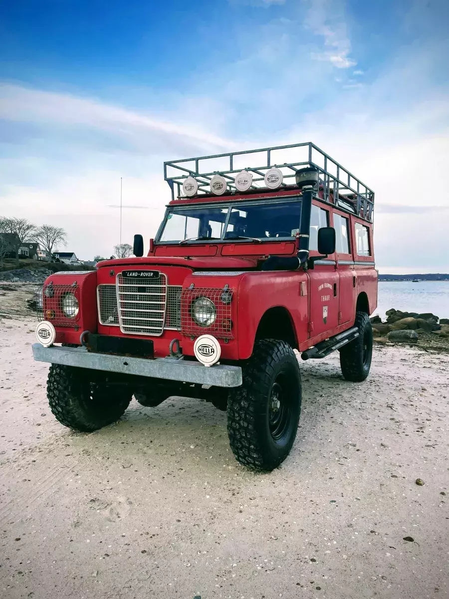 1974 Series 3 with 2001 Defender 110 TD5 Turbo Diesel, AWD, 5 Spd, Coils / Discs 1974 Land Rover Defender Rosenbauer Fire Brigade