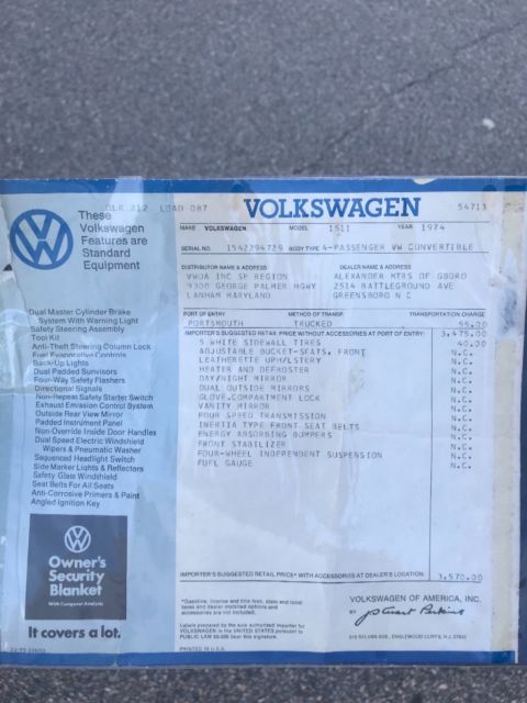 1974 Volkswagen Beetle-New - photo 12