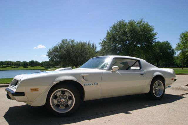 1974 SUPER DUTY 455 "BAR NONE" TRANS AM WHITE/WHITE/RED BEST EXAMPLE AVAILABLE! 1974 Pontiac Trans Am