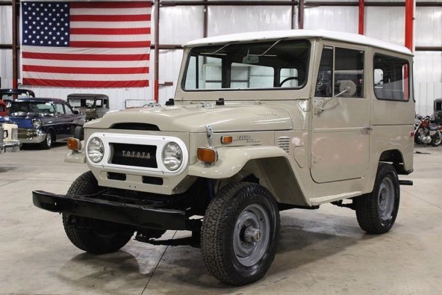 1974 Toyota Land Cruiser FJ-40 91788 Miles Tan SUV 2F 6cyl 3 Speed Manual 1974 Toyota Land Cruiser FJ-40