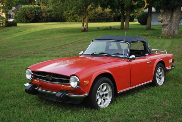 1974 TR6 -Original Paint, No Apparent Accidents 1974 Triumph TR-6