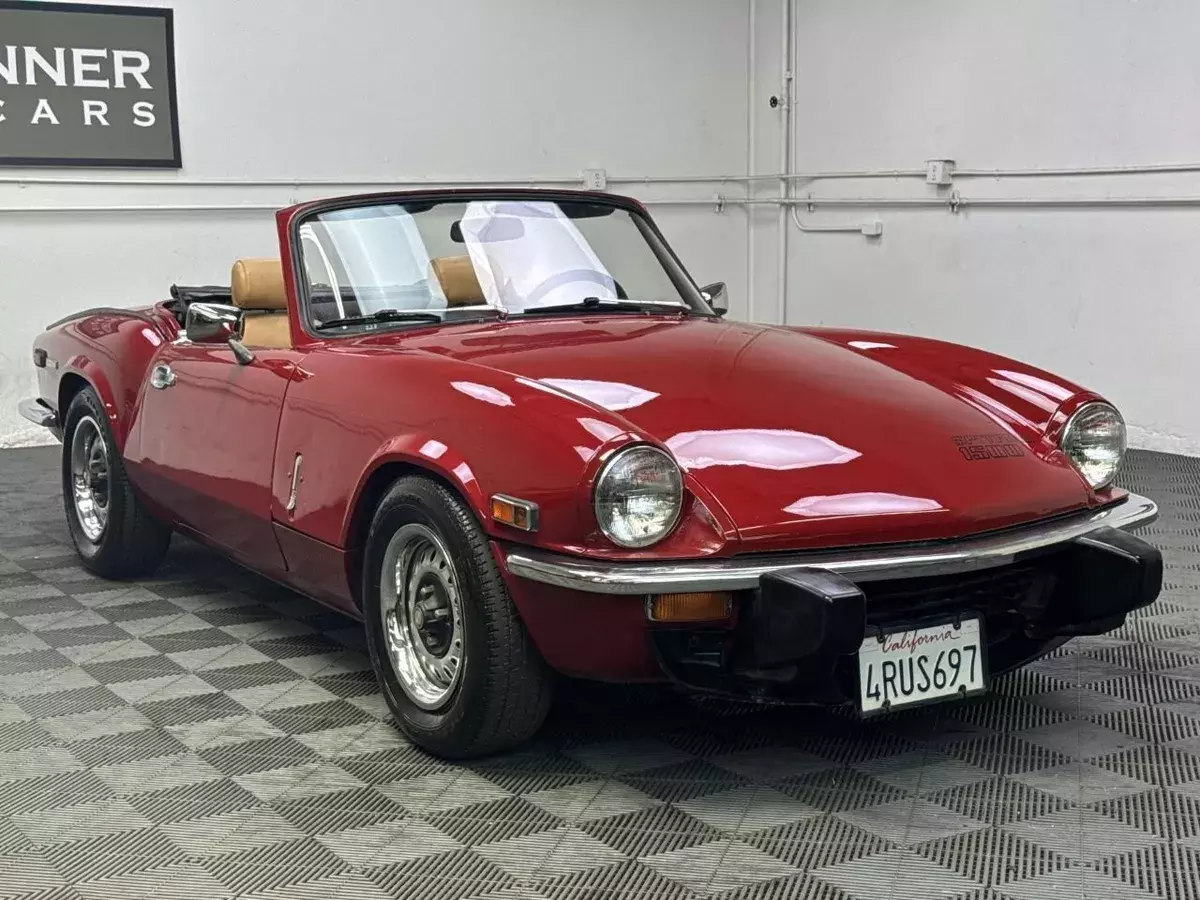 1974 TRIUMPH SPITFIRE 1500 MK4 CONVERTIBLE. CARMINE RED WITH BISCUIT TRIM. 1974 Triumph Spitfire