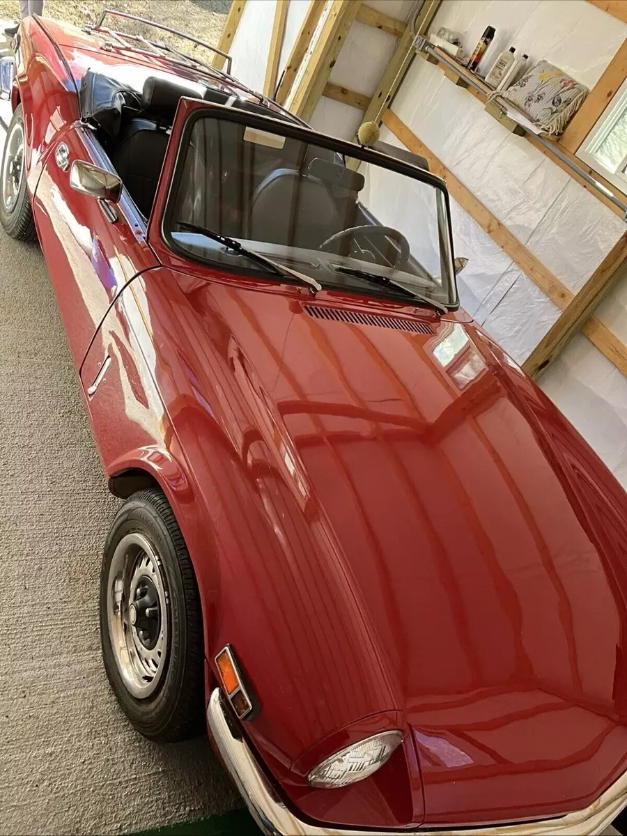 1974 Triumph Spitfire Convertible Red 1974 Triumph Spitfire
