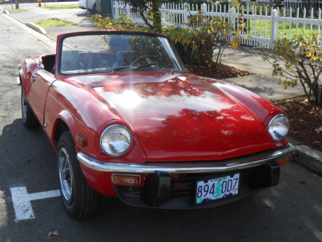 1974 TRIUMPH SPITFIRE ,OLDER RESTORATION ,RUNS EXCELLENT NEW PAINT ,LOW RESERVE, 1974 Triumph Spitfire BLACK