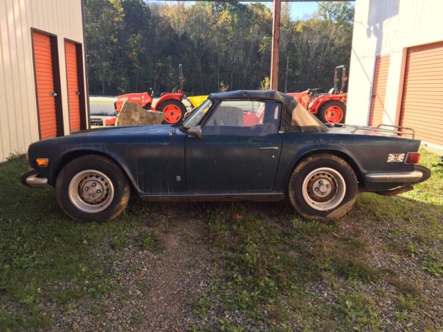 1974 Triumph TR-6 Barn Find, classic, collector, Project, No Reserve! 1974 Triumph TR-6