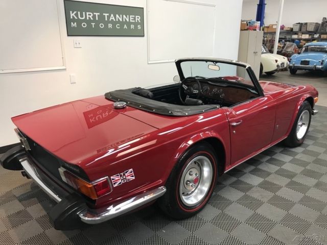 1974 Triumph TR-6 4-SPEED. STANDARD WHEELS. MICHELIN RED LINE TIRES - photo 3