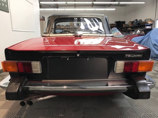 1974 Triumph TR-6 4-SPEED. STANDARD WHEELS. MICHELIN RED LINE TIRES - photo 9