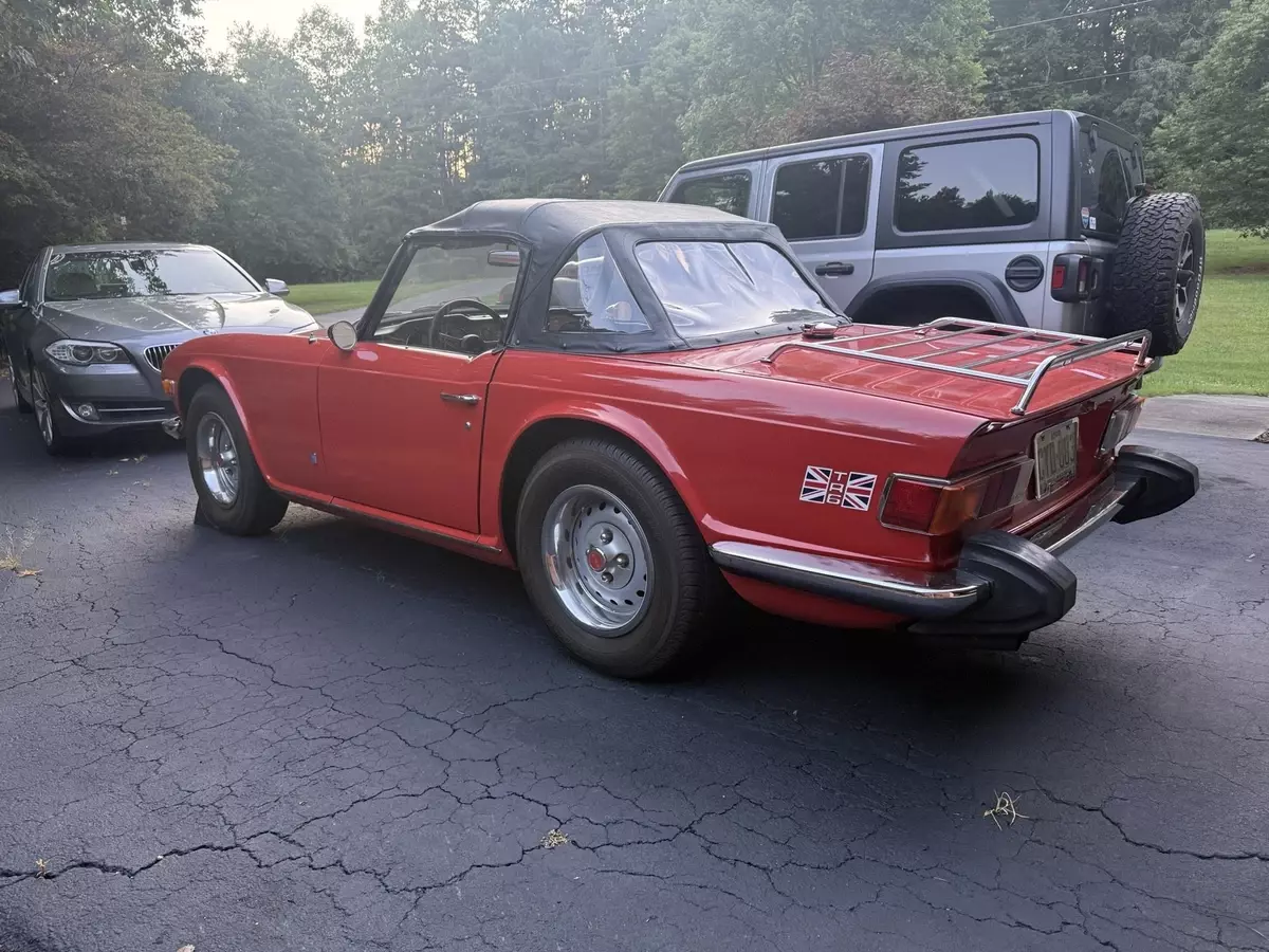 1974 Triumph TR 6 Convertible Red 1974 Triumph TR 6