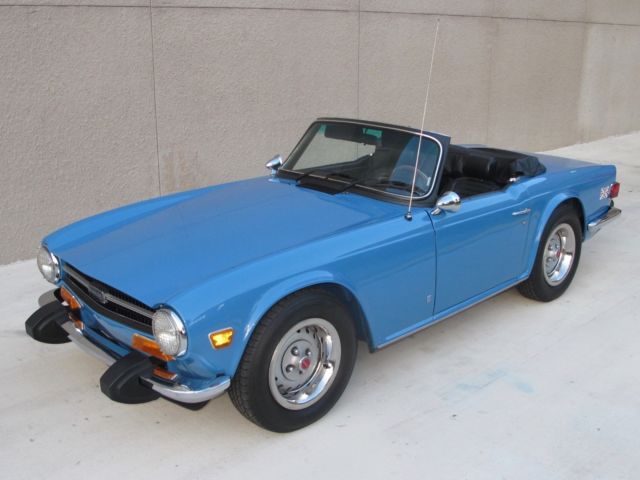 1974 Triumph TR-6 Convertible Rotisserie Frame Off Restoration 1974 Triumph TR-6 Roadster
