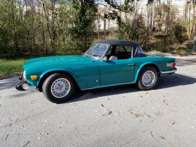 1974 Triumph TR-6 Java Green 1974 Triumph TR-6