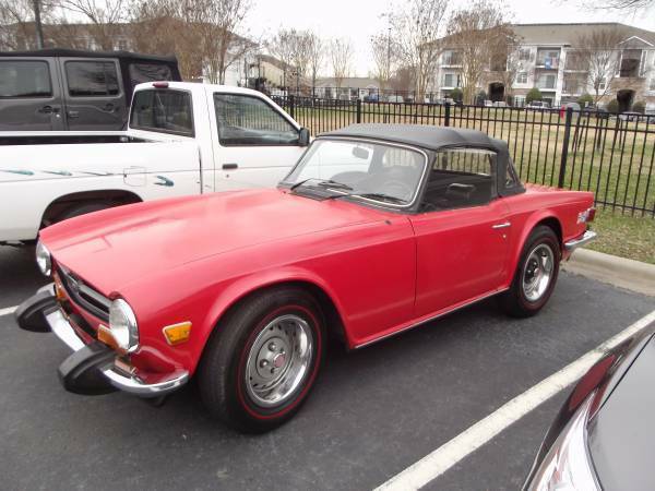 1974 Triumph TR-6. Rust Free. 91,445 Original Miles 1974 Triumph TR-6
