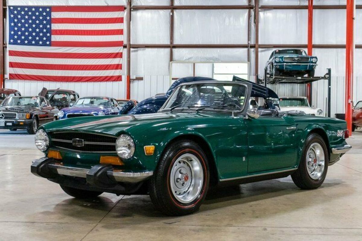 1974 Triumph TR6 99786 Miles Emerald green Roadster 2.5L 6-Cylinder 4-Speed Man 1974 Triumph TR-6