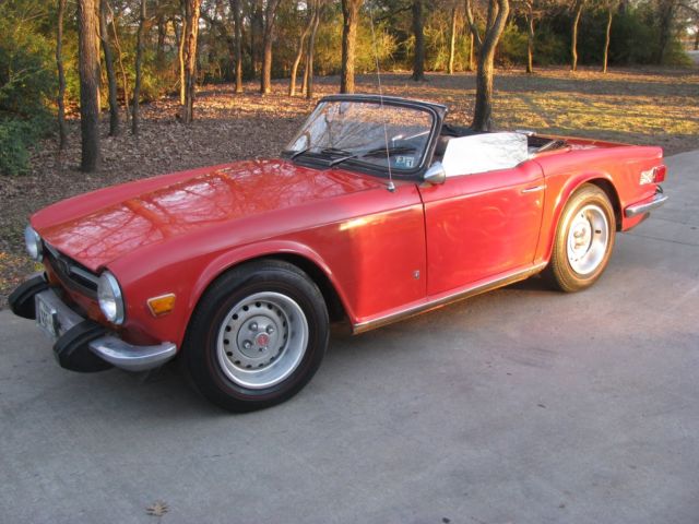 1974 Triumph TR6 All Original Survivor 1974 Triumph TR-6 TR6