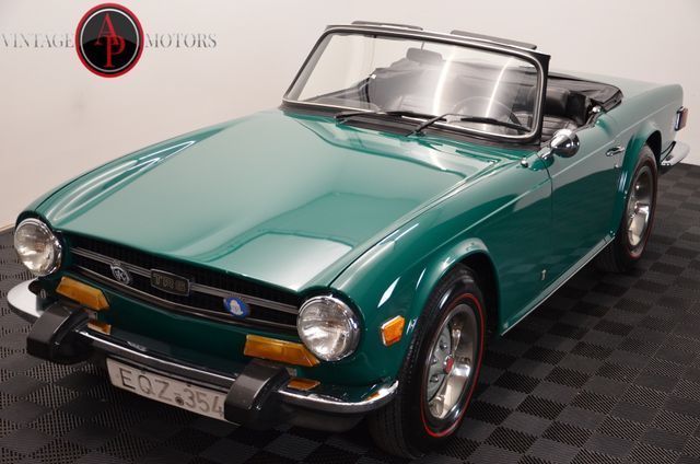 1974 Triumph TR-6 BRITISH RACING GREEN CONVERTIBLE 4SPD - photo 2