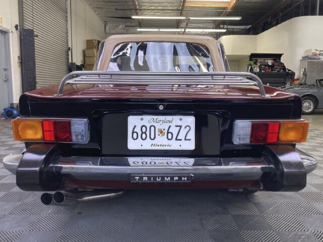 1974 Triumph TR-6 1974 TRIUMPH TR6. CARMINE RED WITH TAN INTERIOR - photo 12