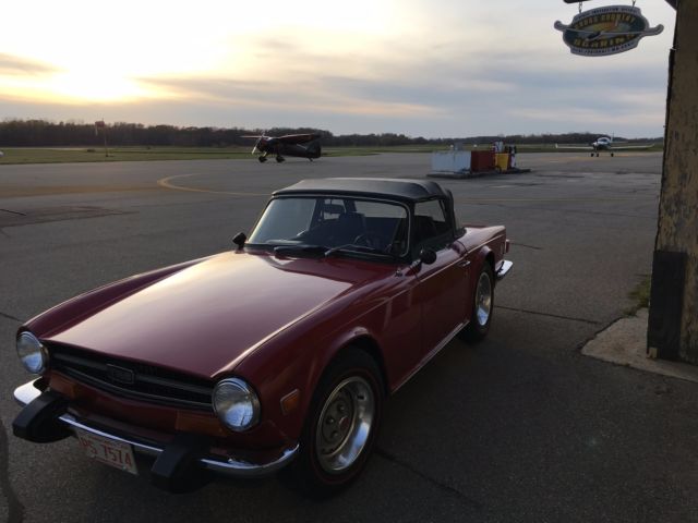 1974 Triumph TR6 classic British sports car - convertible/overdrive TR-6 1974 Triumph TR-6