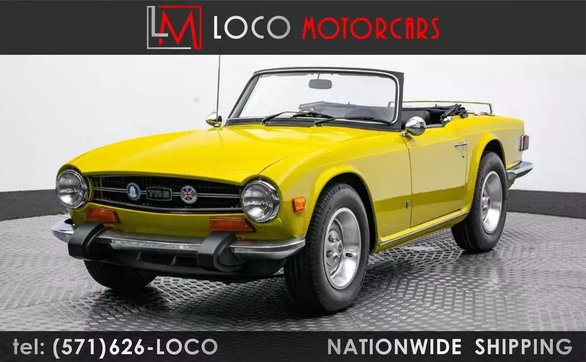 1974 Triumph TR6 CLICK ON ITEM DESCRIPTION TO VIEW ALL 80+ PICS! 1974 Triumph TR-6 Convertible British Iconic Classic!