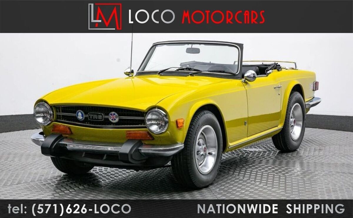 1974 Triumph TR-6 Convertible British Iconic Classic! - photo 13