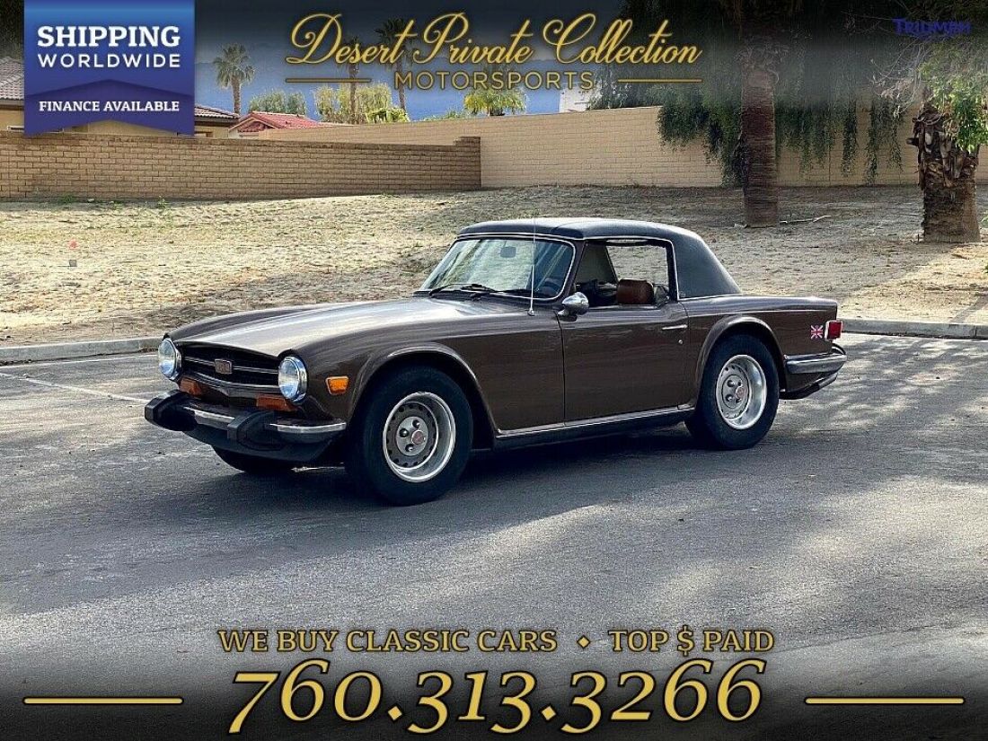 1974 Triumph TR6 + Convertible Hard Top 1 Owner