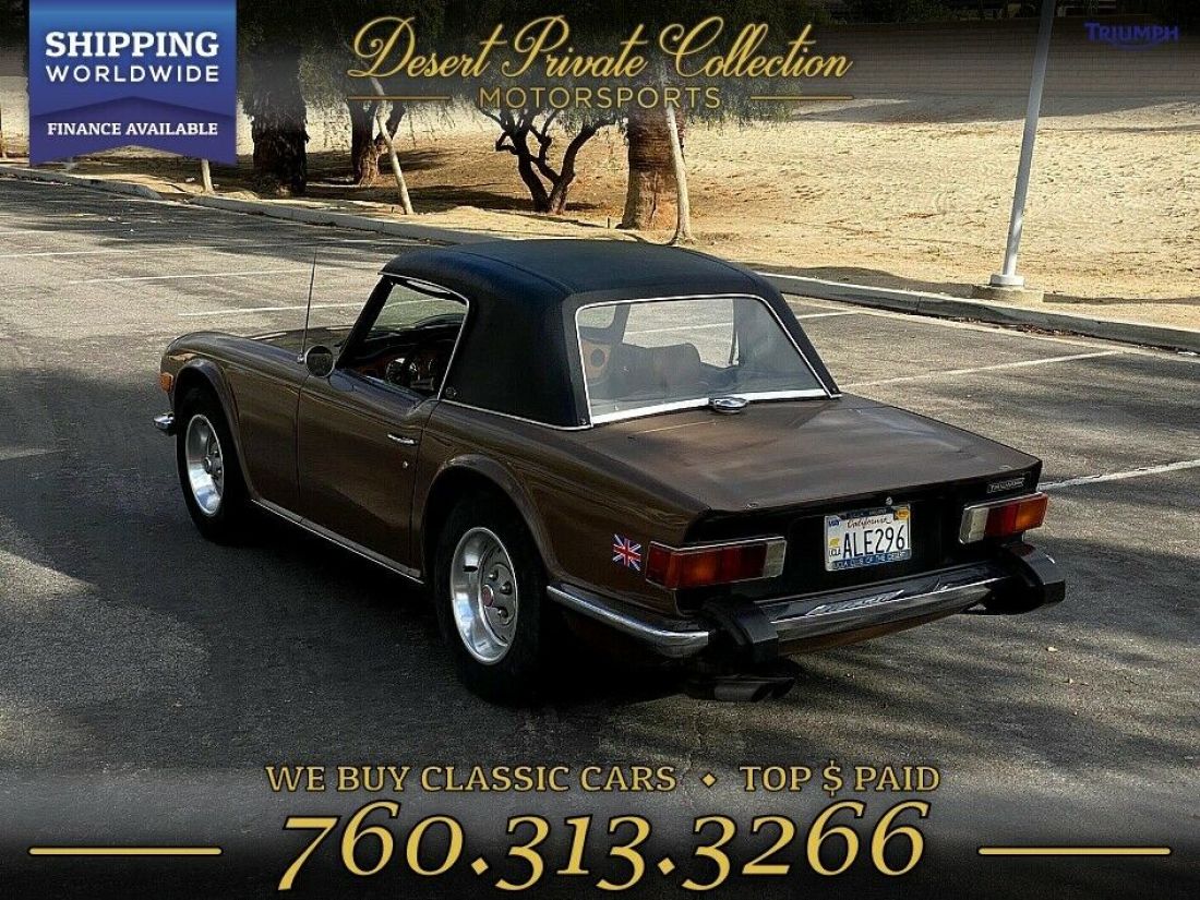 1974 Triumph TR6 + Convertible Hard Top 1 Owner - photo 5