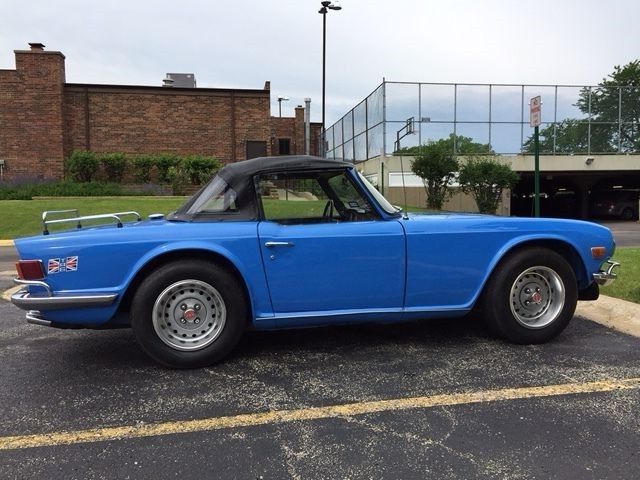 1974 Triumph TR6 in French Blue 1974 Triumph TR-6