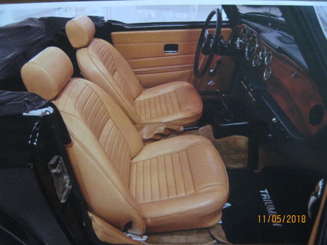 1974 Triumph TR-6 Tan interior - photo 11
