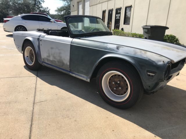 1974 Triumph TR6 Project - Runs Very Minimal Rust 1974 Triumph TR-6