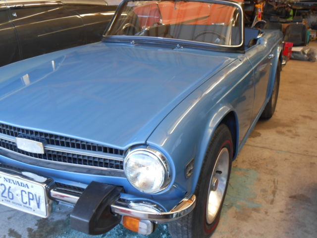 1974 TRIUMPH TR6 RESTORED RUST FREE NEW INTERIOR NEW PAINT 2 OWNERS MANY EXTRAS 1974 Triumph TR-6 TR6