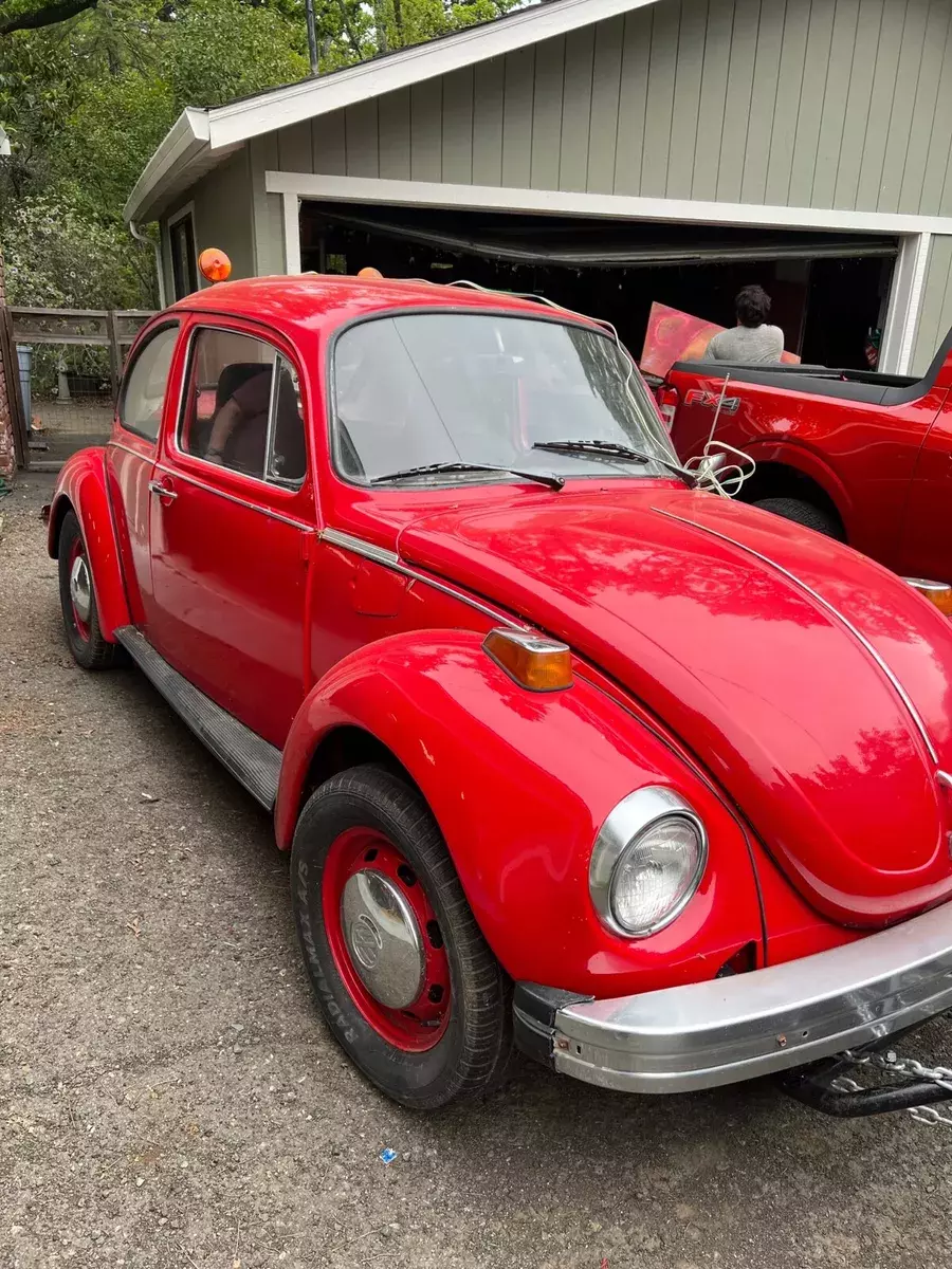 1974 Volkswagen Super Beetle Red 1974 Volkswagen Super Beetle