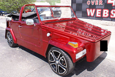 1974 Volkswagen Thing Custom Candy Apple Red Wheels DVD Serviced 1974 Volkswagen Thing