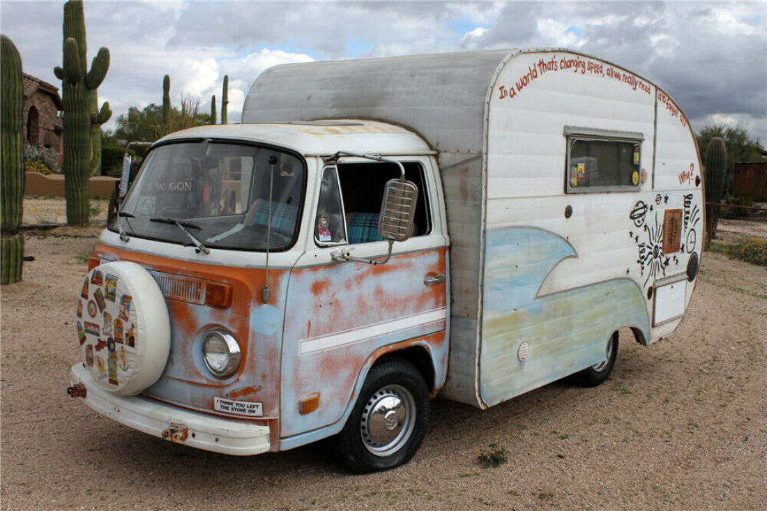 1974 VW Camper "Movie Van" Woody Harrelson Rare One of A Kind Bus 1974 Volkswagen Bus/Vanagon