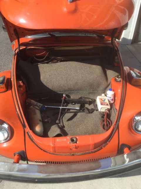 1974 Volkswagen Beetle - Classic Karmann silver and black - photo 8