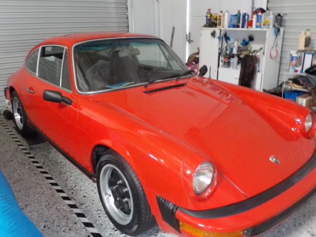 1975 911S Porsche Coupe/Org Miles & Sunroof(100% rebuilt engine 2014&2015 1975 Porsche 911