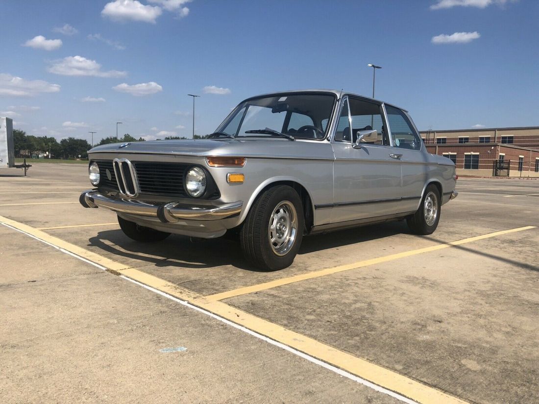 1975 BMW 2002 Coupe Polaris Silver RWD 4 Sp Manual 1975 BMW 2002