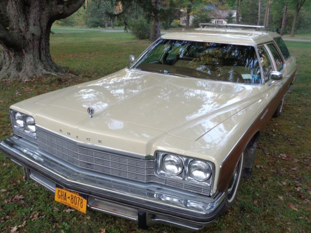 1975 Buick Estate Wagon Loaded clamshell station wagon stationwagon 1975 Buick Estate Wagon