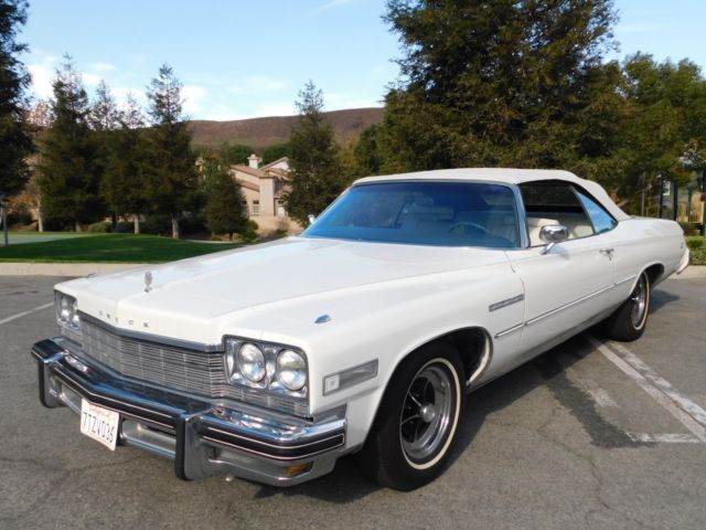 1975 BUICK LaSabre CONVERTIBLE, SUPER ORIGINAL CLASSIC 1975 Buick LeSabre LaSabre Custom