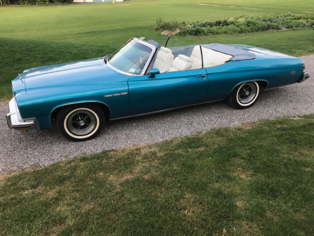 1975 Buick LeSabre 95,835 Miles Blue Convertible 350 V8 3 Speed Automatic 1975 Buick LeSabre --