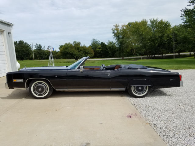 1975 Cadillac Eldorado black
