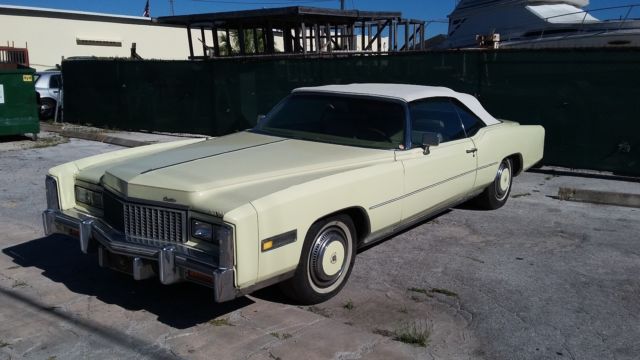 1975 Cadillac Eldorado Convertible ABSOLUTE AUCTION NO RESERVE 1975 Cadillac Eldorado