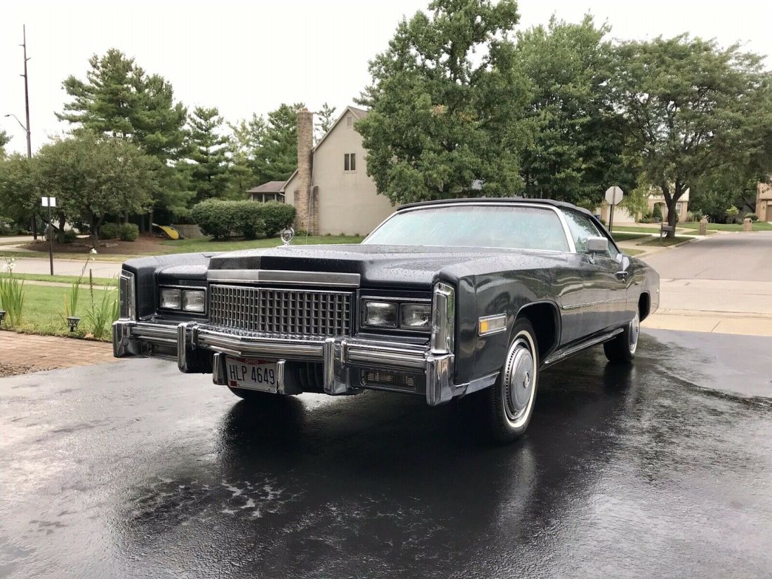 1975 Cadillac Eldorado Convertible Convertible Grey FWD Automatic 1975 Cadillac Eldorado Convertible