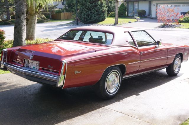 1975 Cadillac Eldorado Coupe 1975 Cadillac Eldorado 2 door coupe