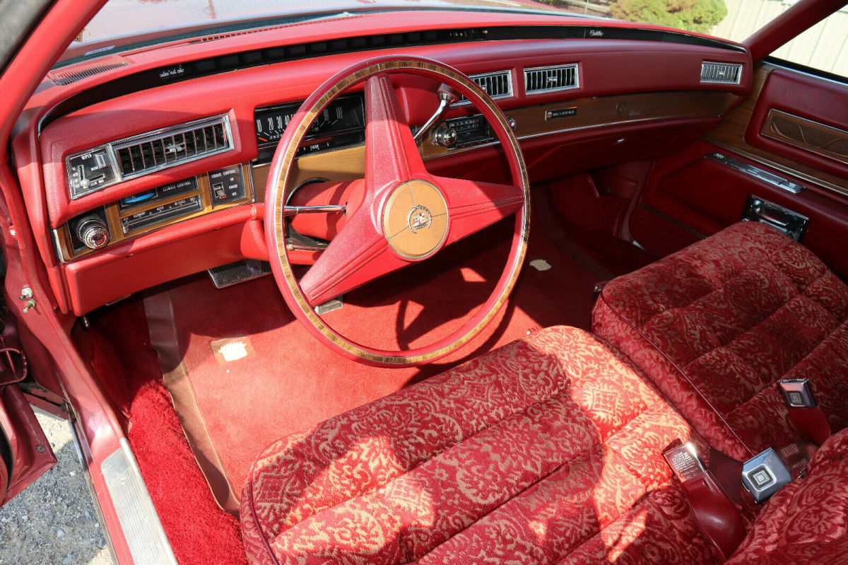 1975 Cadillac Eldorado Original Rosewood Hardtop Cruiser - photo 13