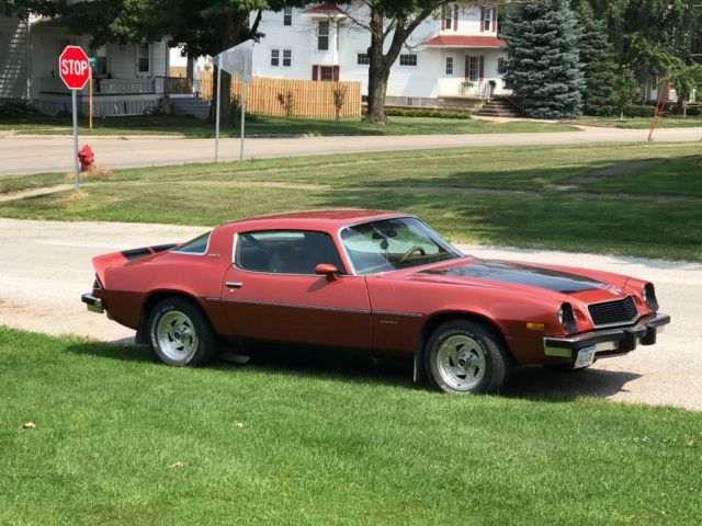 1975 Chevrolet Camaro LT 1975 Chevrolet Camaro Runs Drives Body Int VGood 350V8 3 spd auto